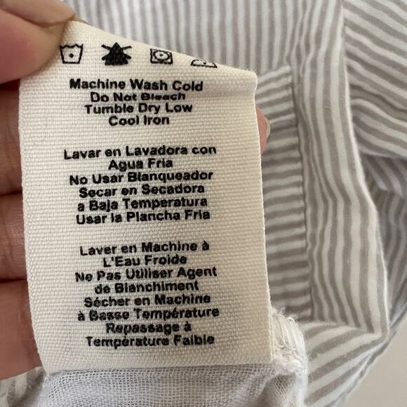 UGG Raven Stripe PJ Button Down Shirt Pajama Size S - Picture 9 of 9